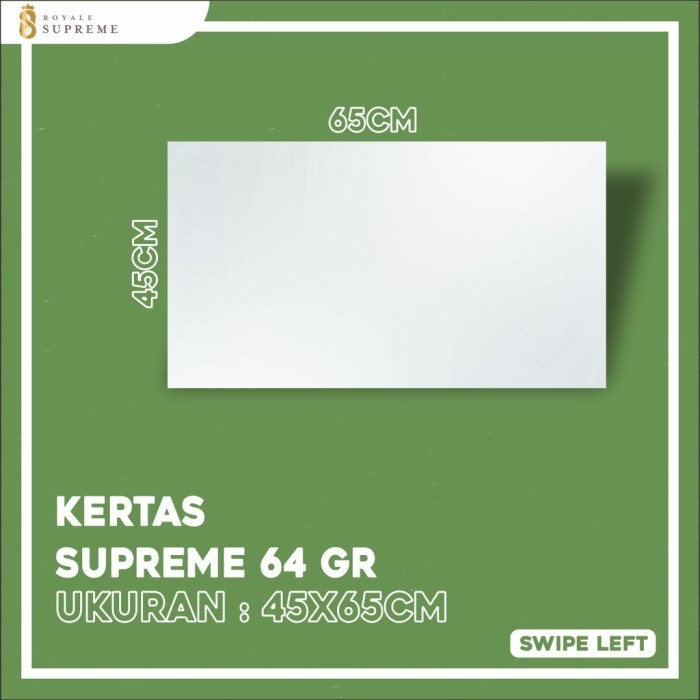 

Kertas Foodgrade Laminasi 45x65 cm / Kertas Supreme 66gr