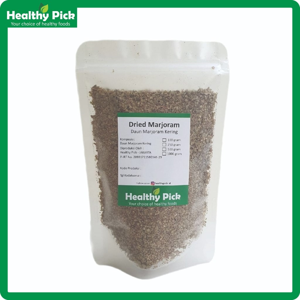 

Dried Marjoram (Daun Marjoram) 500gr - Healthy Pick I3B59