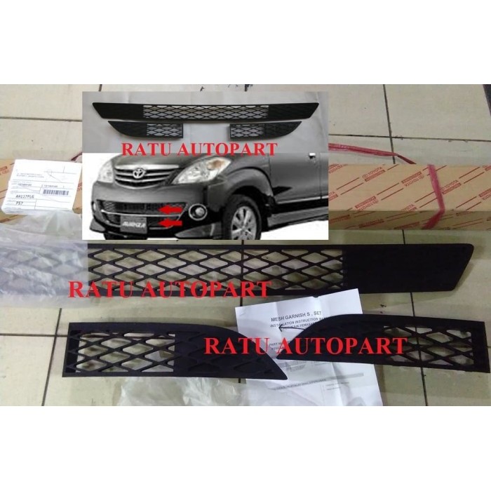GRILLE GRILL RADIATOR BEMPER DEPAN AVANZA TYPE S