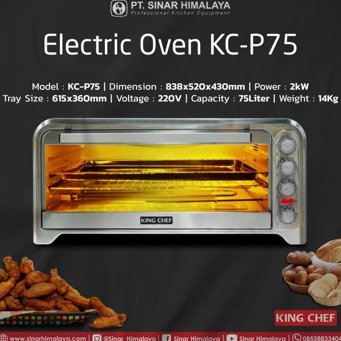 Kc-P75 Electric Oven - Oven Listrik