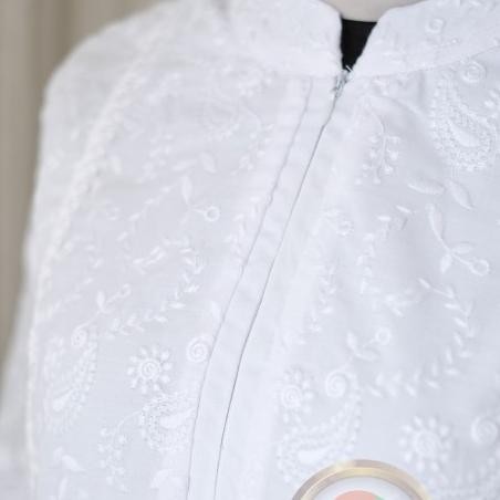 Baju Gamis Putih cantik / Gamis Wanita Warna Putih / Gamis Putih Terlaris