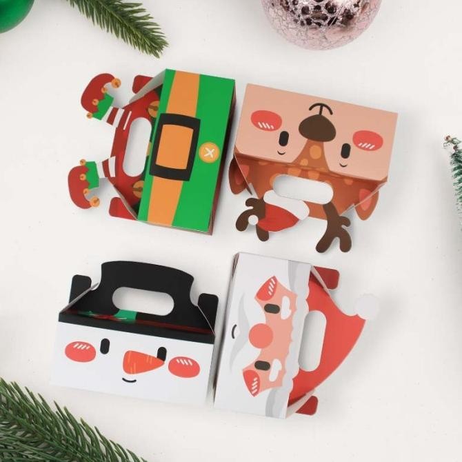 

10 Pcs Box Natal Souvenir Pop Up - Snowman