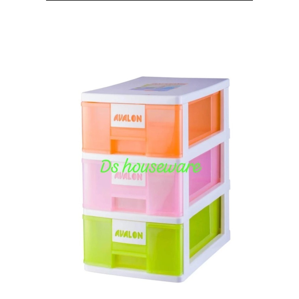 (BISA COD) Laci Container Avalon susun 3 multindo Laci Kertas F4/Laci kantor