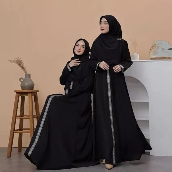 Abaya Hitam Polos Jetblack Turkey Modern Baju Gamis Hitam Polos Wanita KS