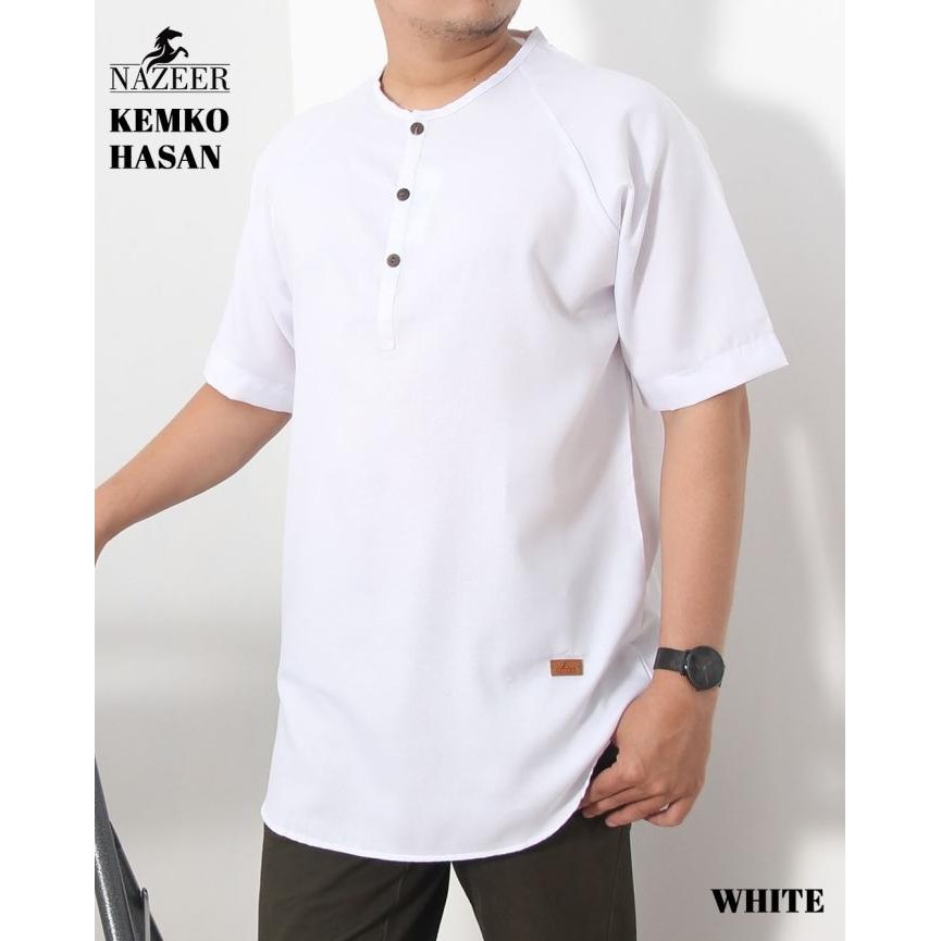 Koko Basic Pria Kasual Lengan Pendek HASAN NAZEER Terlaris