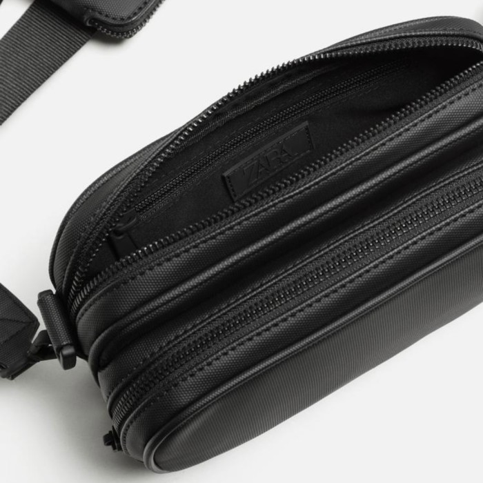 Murah Tas Zara Crossbody Bag Selempang Pria Dengan Dompet Koin Original