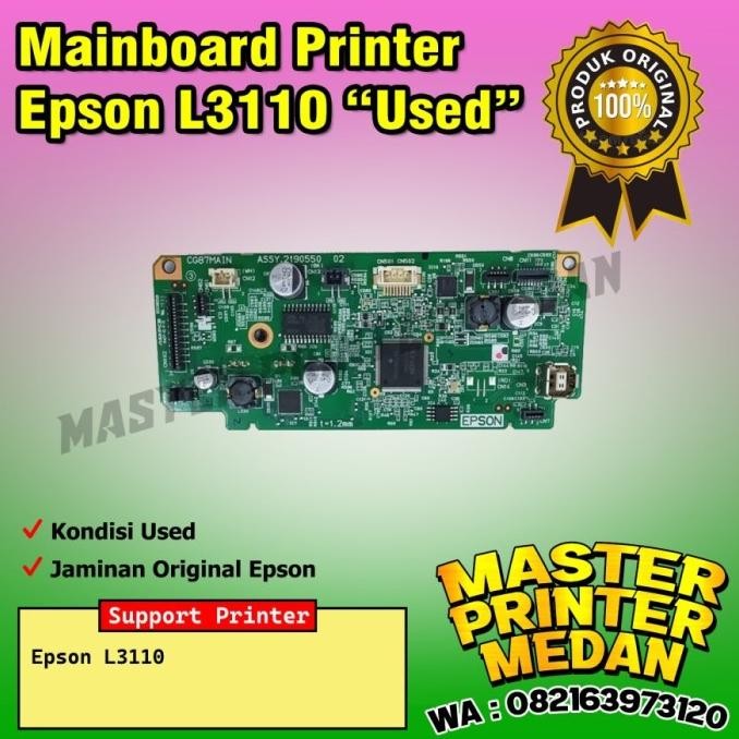 TERBARU - Mainboard Printer Epson L3110 Motherboard L3110 Board NEW COPOTAN