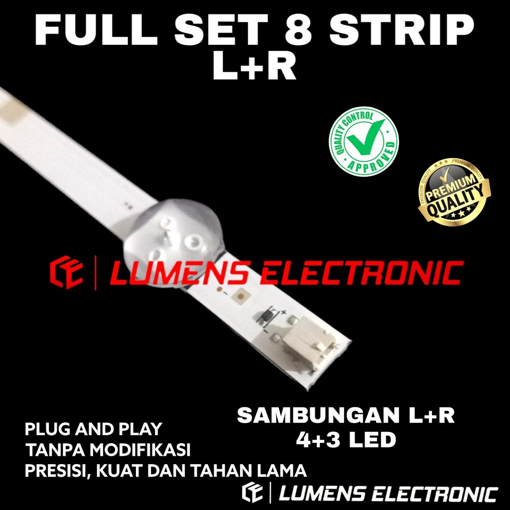 BACKLIGHT TV LED SAMSUNG 43 INC UA 43M5000 43M5100 32J5000 43J5020 43J5200 LAMPU BL 7K 3V 7 KANCING