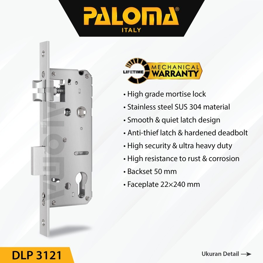 PALOMA DLP 3121 SMART DIGITAL LOCK KUNCI PINTU DIGITAL SMART HOME HANDLE PINTU RUMAH
