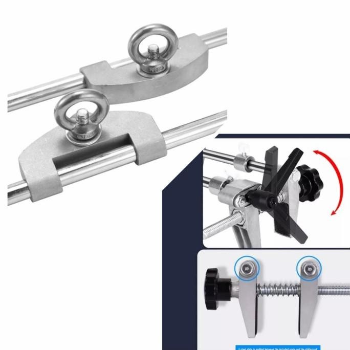 Mortiser Door Lock Fitting Jig Kit Tool Lobang Pintu Kayuu