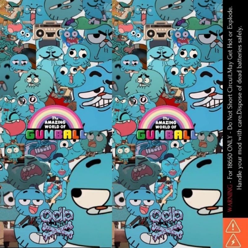 

*PromoTerjangkau* Jaka Stiker Wrap Baterai 18650 Odb X Abstract Monster Untuk Melindungxi Dan Mempercantik Battery 45 Garskin Wrap Stiker Premium / Casing Case COD