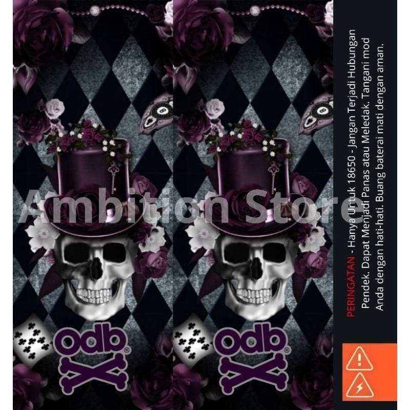 

*PromoTerjangkau* Ambitionstore Stiker Wrap Baterai 18650 Skull Series Pelindung Dan Penghias Untuk Segala Merek 27 Garskin Wrap Stiker Premium / X Casing Case COD