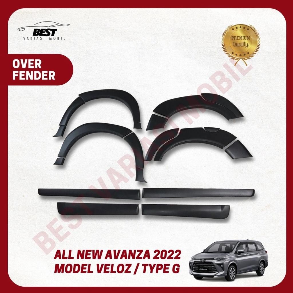 Over Fender All New Avanza 2022 Veloz Abs / Overfender Avanza 2022