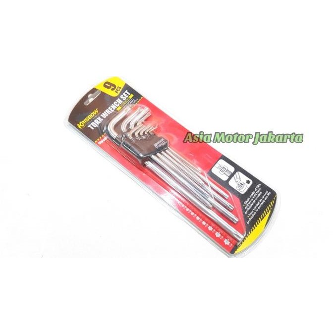 Grosir Kunci L Bintang Isi 9 Pcs - Krisbow