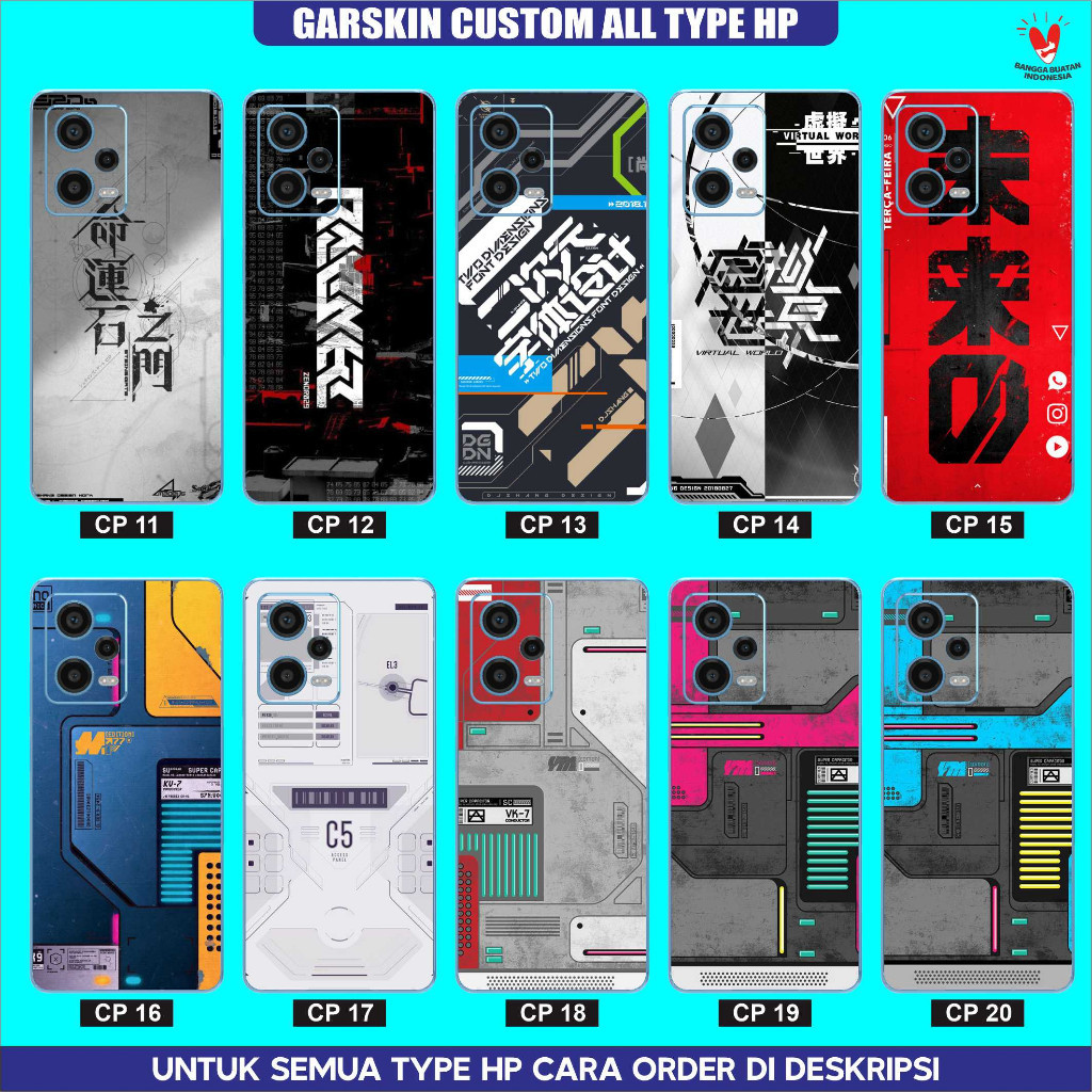 

*PromoTerjangkau* Cara Order Di Ke2 All Type Handphone Sendiri Garskin Wrap Stiker Premium / X Casing Case COD