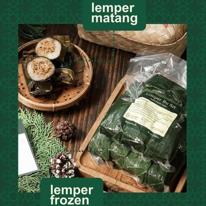 

Lemper Bu sri FROZEN VACUM isi 10 oleh oleh khas jogja