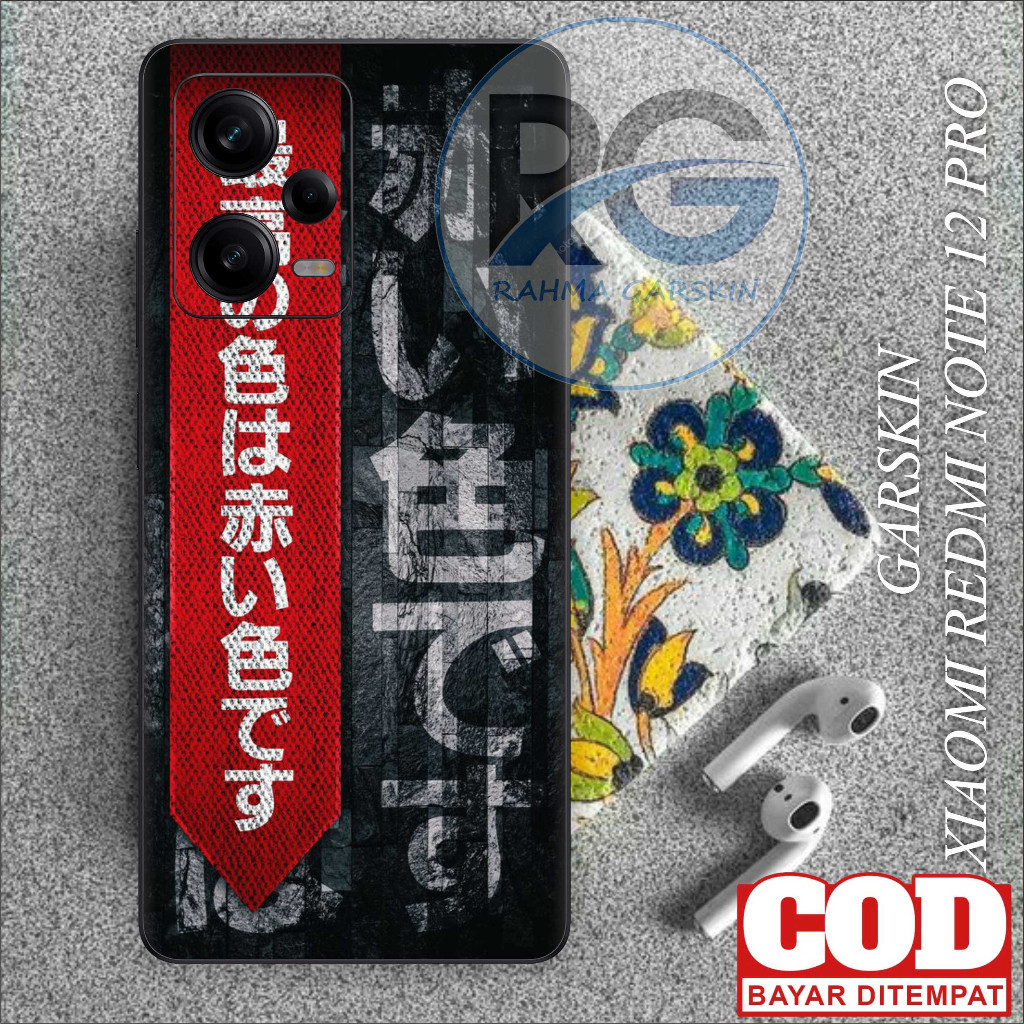 

*PromoTerjangkau* Redmi Note 12 Pro Garskin Wrap Stiker Premium / X Casing Case COD