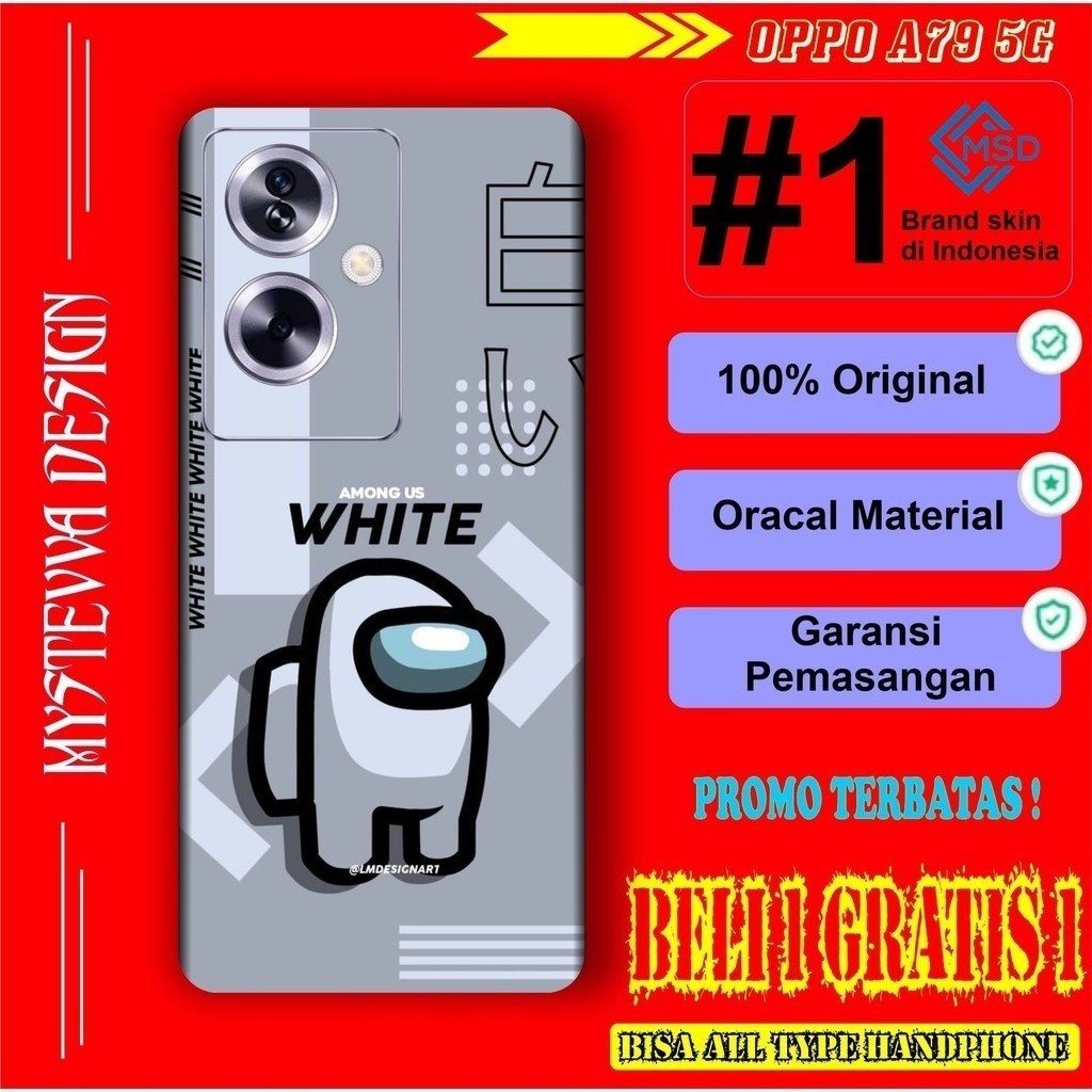 

*PromoTerjangkau* Oppo A79 Garskin Wrap Stiker Premium / X Casing Case COD