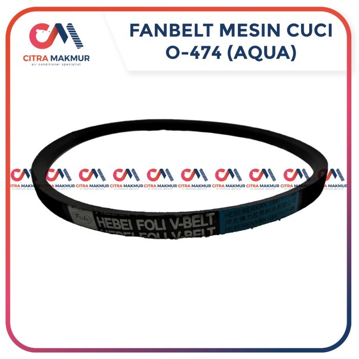 FANBELT MESIN CUCI 1 TABUNG AQUA SANYO O 474 E O-474 O474E SAMSUNG