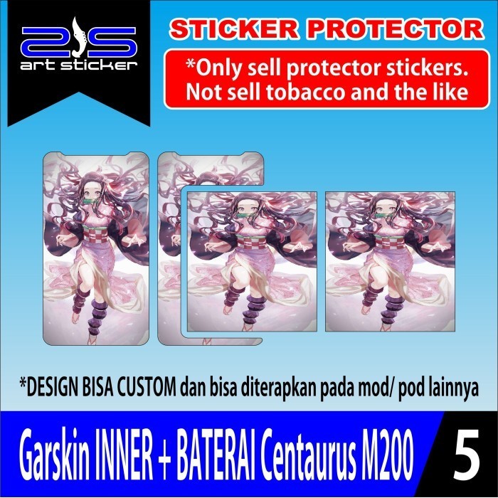 

*PromoTerjangkau* Inner Baterai Centaurus M200 Itachi Garskin Wrap Stiker Premium / X Casing Case COD