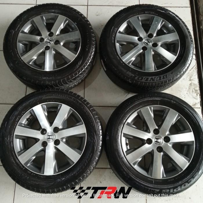 Velg Mobil Bekas Original Honda Freed Ring 15X5 Pcd 4X100 Et44+Ban 185 65 R15 Jazz City Brio Mobilio