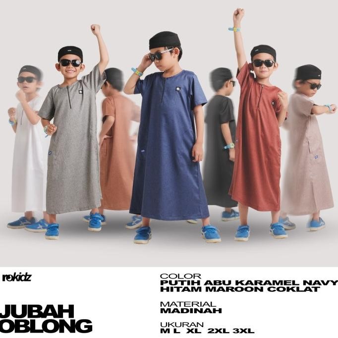 Gamis Koko Jubah Anak / Jubah Anak / Jubah Oblong Rokidz