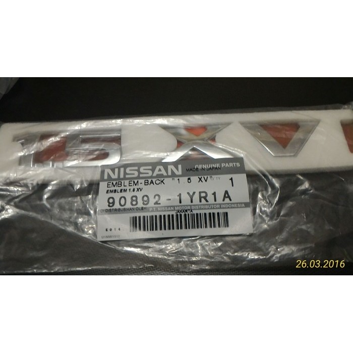 Emblem Bagasi Livina NEW ( 1.5 XV )