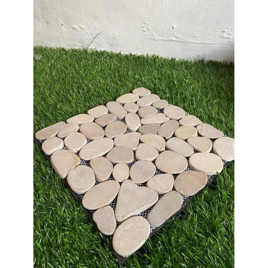 Lantai Batu Alam Outdoor - Decking Tile Batu Alam- Decking Tile Mozaik