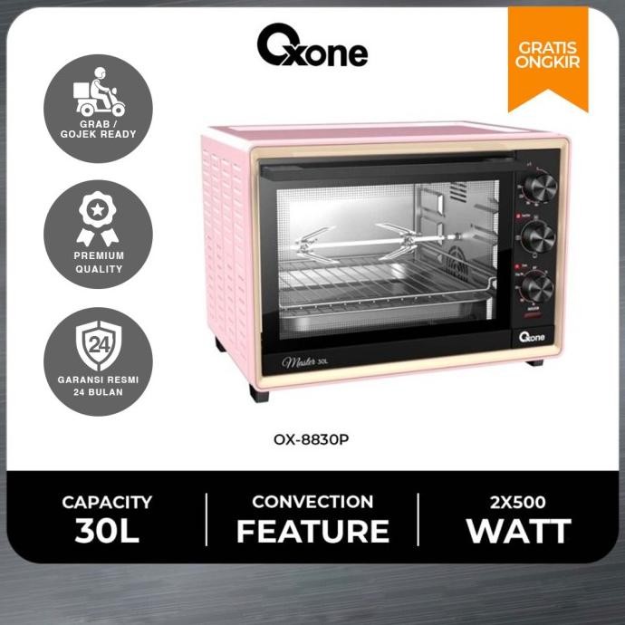 Oxone OX8830P Oven Listrik Pemanggang Roti 30L 4 in 1