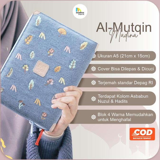 Al Quran/Alquran Hafalan Terjemah Tajwid Madinah Ustmani Resleting A5 Terlaris