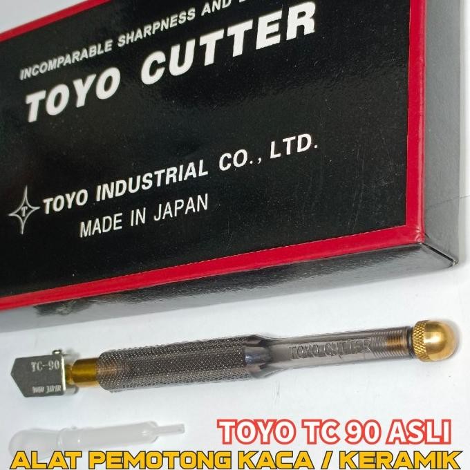 Pisau Potong Kaca toyo TC 90 Alat Potong Kaca Keramik pemotong kaca Terlaris