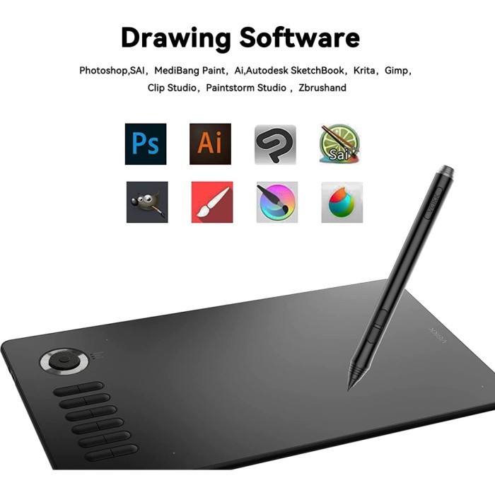 VEIKK A15 PRO Digital Graphic Drawing Pen Tablet OSU 8192 Pressure