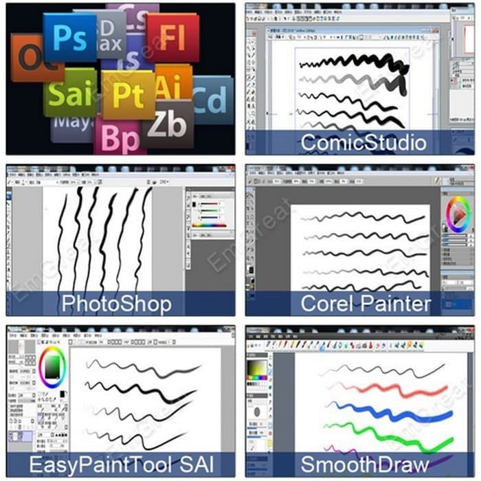 USB Drawing Board Tablet Pen PC Laptop Graphic Design Paint Animation