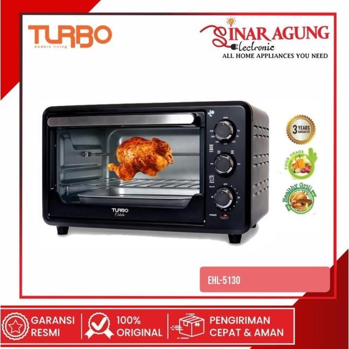 TURBO OVEN TOASTER CALISTA 22L EHL5130 EHL-5130 EHL 5130 - RESMI