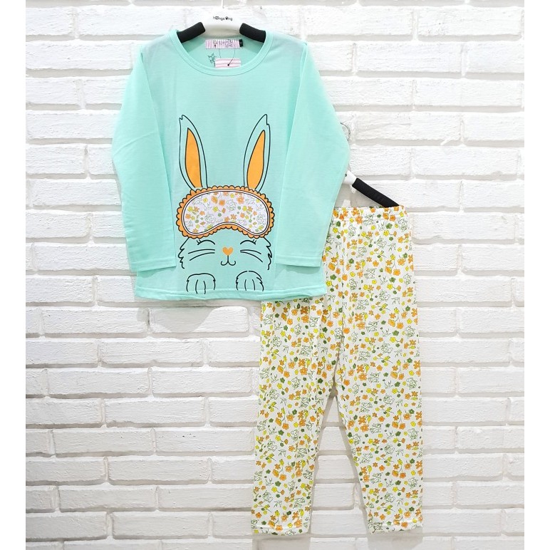 CHL SETELAN BAJU TIDUR TANGAN PANJANG & CELANA PANJANG ANAK 1-14 TAHUN RAB SGA
