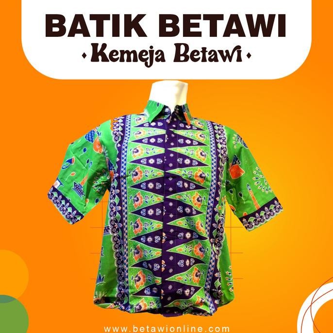 Kemeja Batik Betawi Pria Terlaris