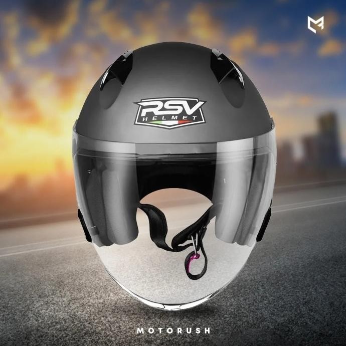 HELM RSV SV300 CHARCOAL DOFF DOUBLE VISOR RSV HELMET SV300 Terlaris