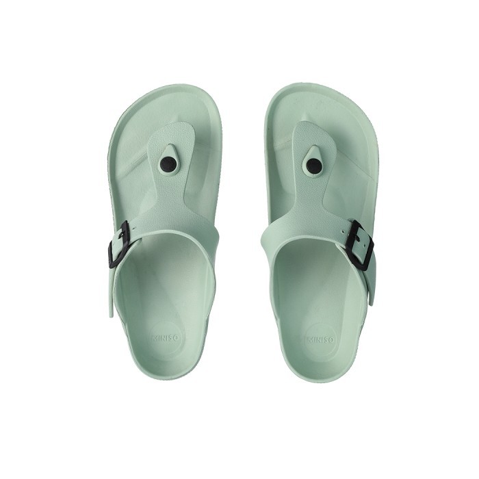 MINISO Sandal Jepit Wanita Pria Flip Flops Nyaman Kolam Renang Pantai