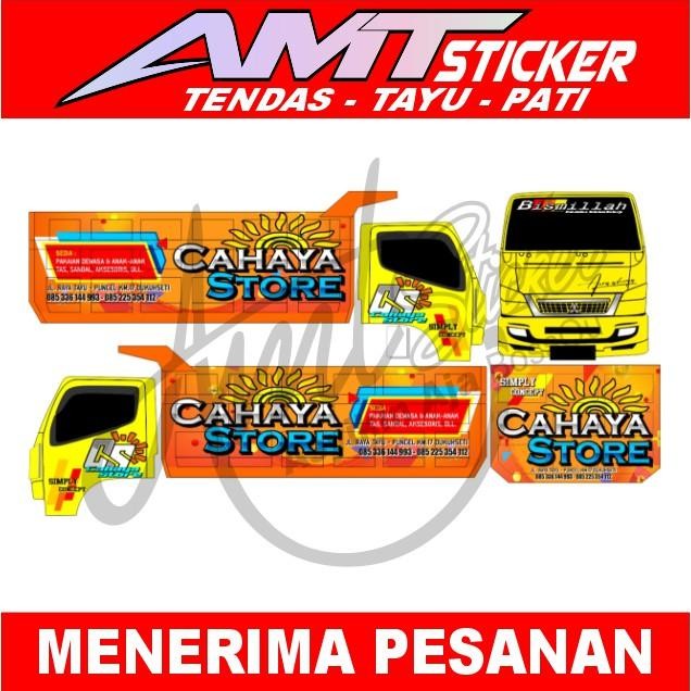 [Termurah] Stiker/Sticker Decal Full Body Truk Canter - Stiker Blok Full - Stiker Decal Truk