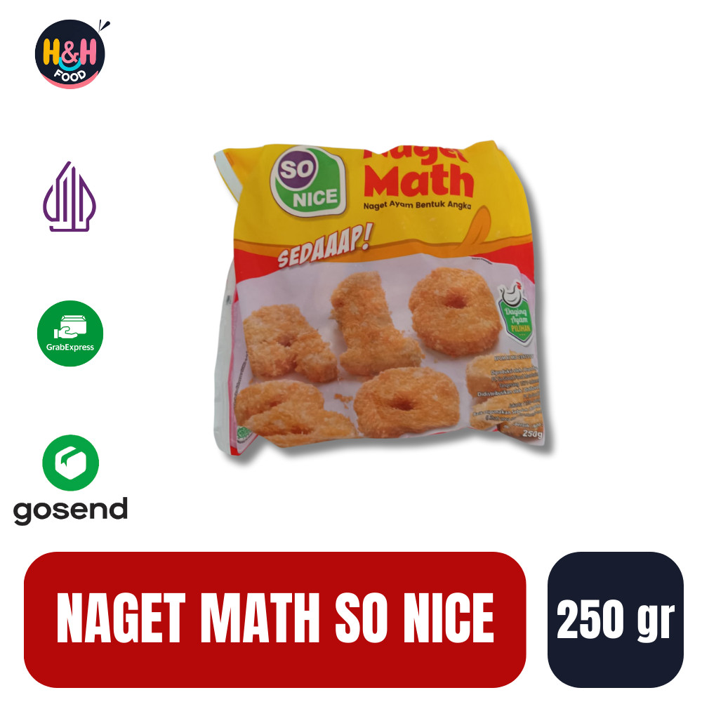 

Nugget So Nice Math 250 gr / Nugget Math / Nugget Matematika / Nugget Angka / Nugget Ayam