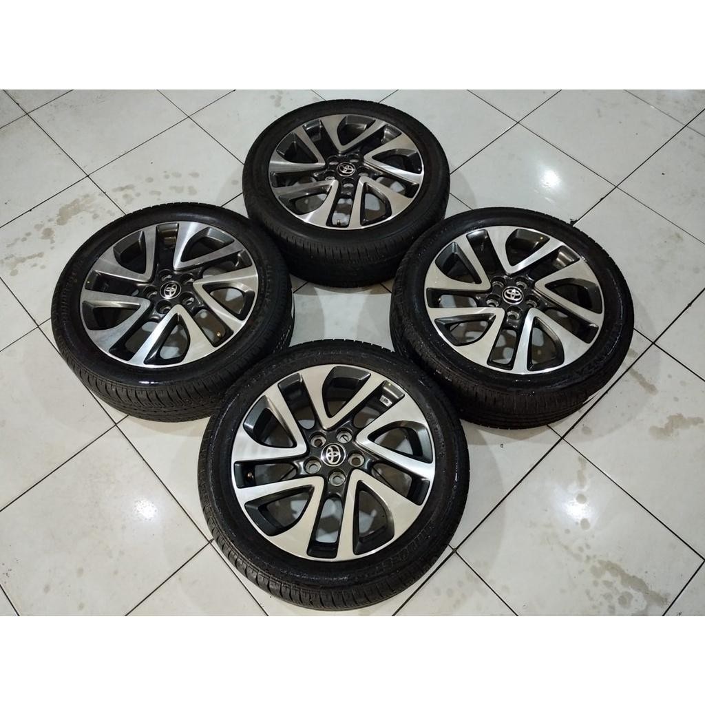 Velg Mobil Bekas Murah Untuk Mobil Toyota Sienta New Xenia New Avanza Pcd 5X100 Ring 16 Plus Ban