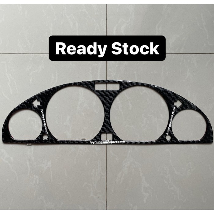 Panel Speedometer Carbon Bmw E46 Sticker Karbon Instrument Cluster Bebas Ongkir