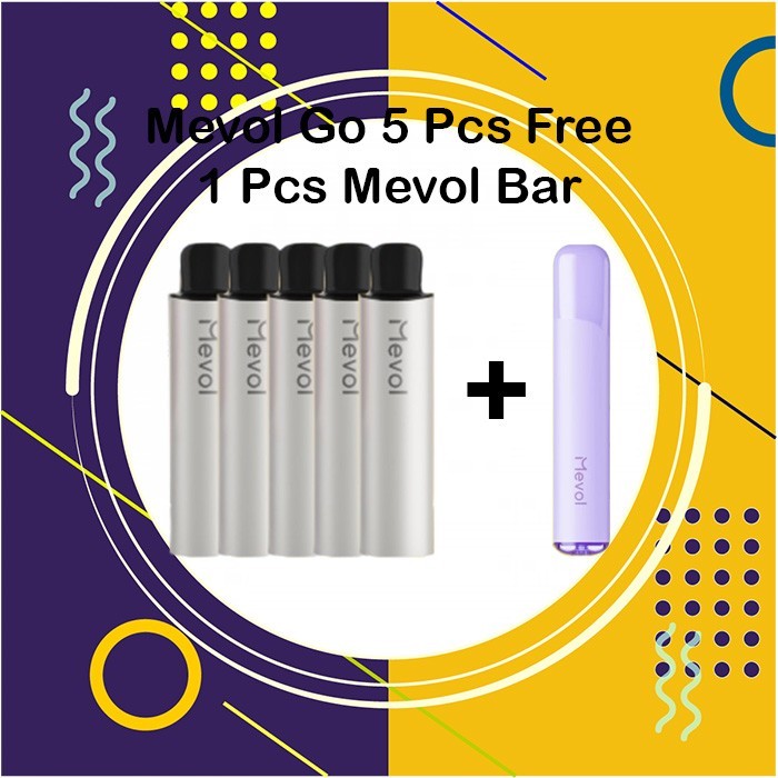 Terbaru Mevol Go 5 Pcs Free 1 Mevol Bar