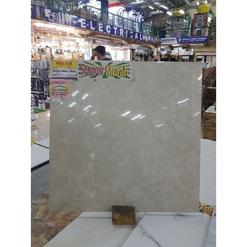 Granit Meliuz 60x60 Jazlyn Cream Kw2 Granit Lantai Glossy