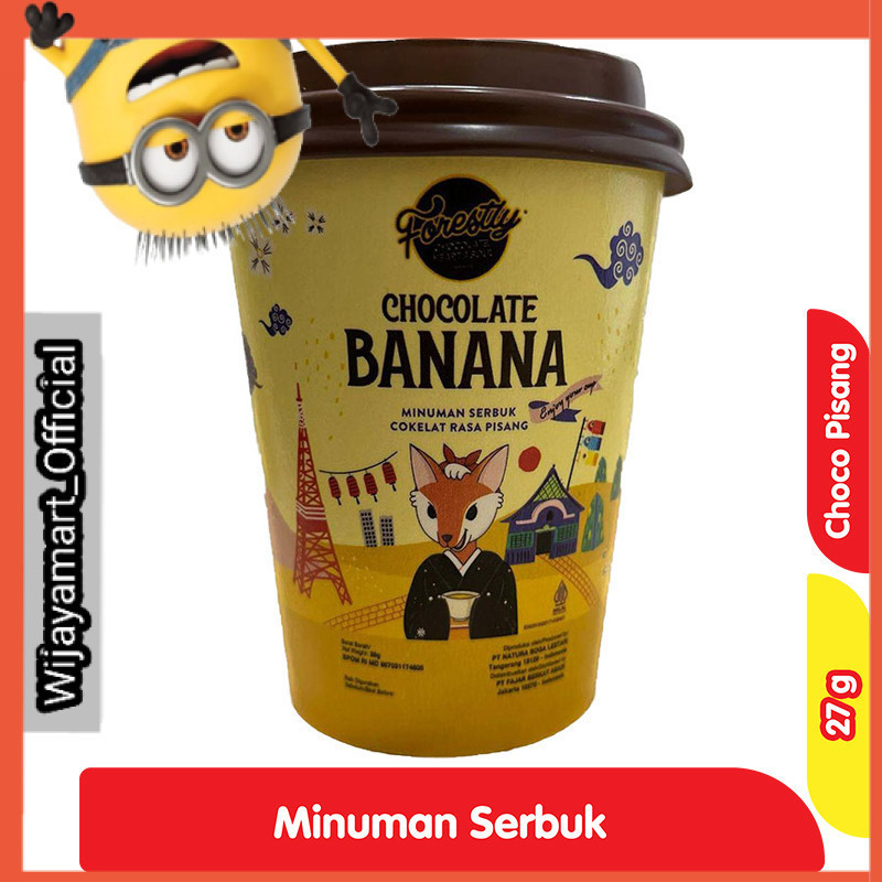 

FORESTLY Minuman Serbuk Cokelat Rasa Pisang 27 g