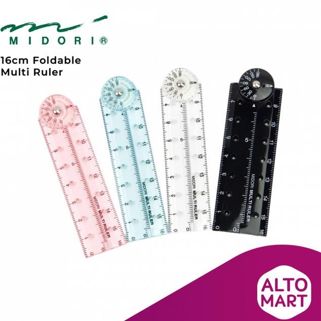 

D Foldable Multi Ruler 16Cm Ggari Lipat Ni