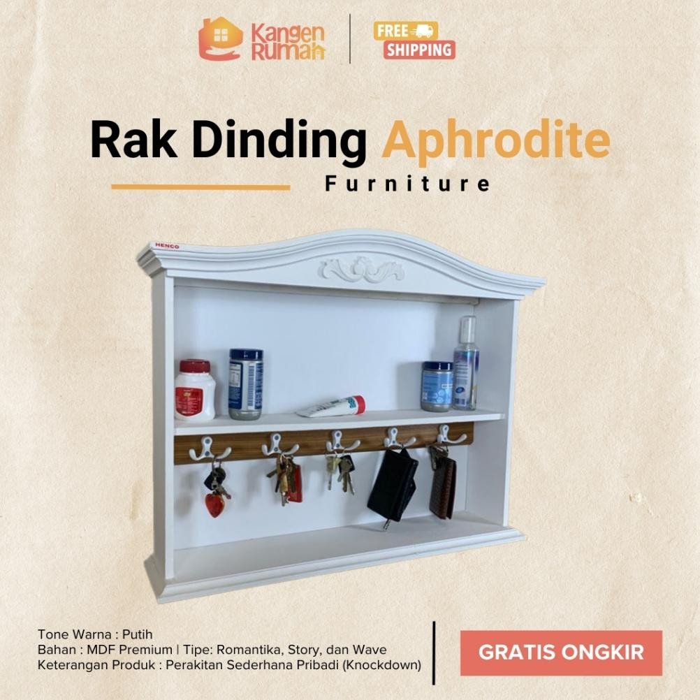 Rak Dinding Kamar Mandi Kabinet Aphrodite