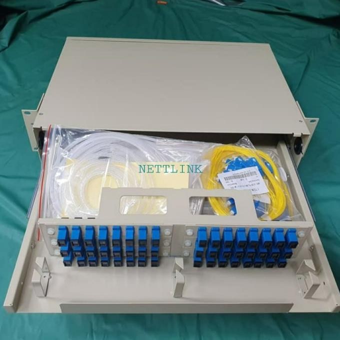 ODF / OTB Rack 48 core Sc model NWC/ PAZ, Lengkap