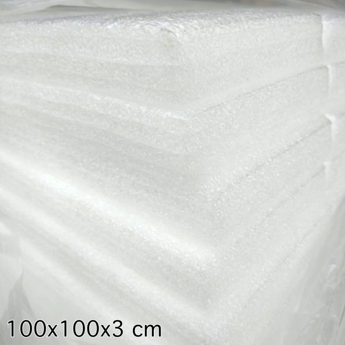 

HOT SALE! Busa Packing Kemasan 3cm PE Foam / Polybonding / Polyfoam 100x100x3 cm