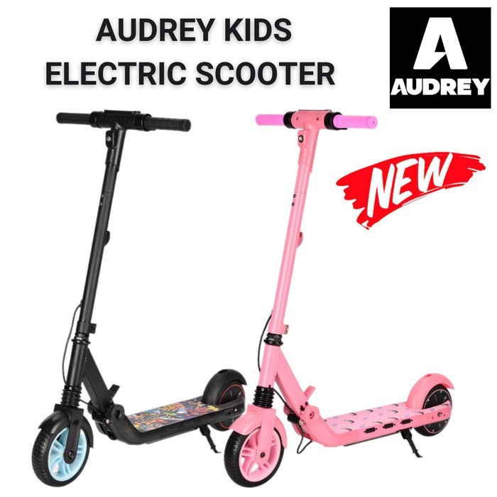 TERBARU Scooter Audrey Kids V2 Electric Scooter 6.5 Inch Speed 15km / Skuter Listrik Anak